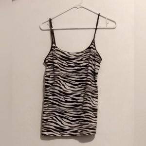 Tank top zebra design